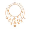 Boho stytle sun god pendant necklace（Multi-layer mix and match）