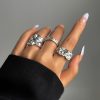 Artist~s same liquid irregular ring，Party outfits that attract attention