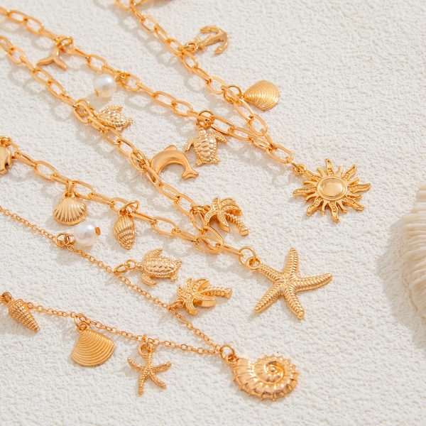 Boho stytle sun god pendant necklace（Multi-layer mix and match）