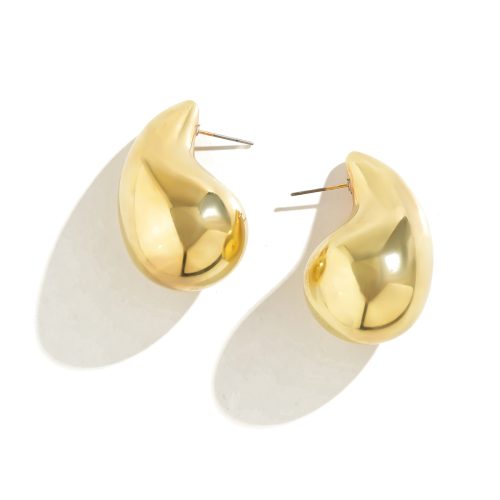 Kendall stytle minimalist commuting water drop earrings 、Versatile niche design