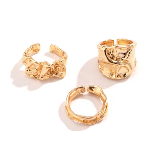 Artist~s same liquid irregular ring，Party outfits that attract attention