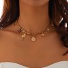 Summer holiday style pearl fishtail nacklace Beach Outfit