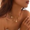Summer holiday style pearl fishtail nacklace Beach Outfit