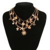 Boho stytle sun god pendant necklace（Multi-layer mix and match）