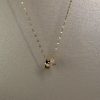 Double ring small waist full diamond fashion light luxury women's versatile clavicle chain