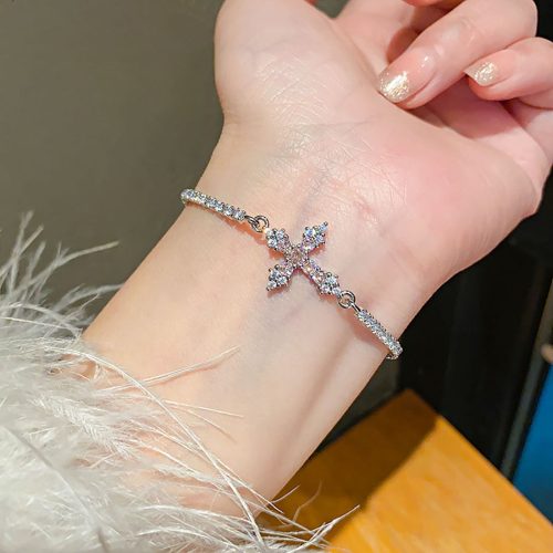 Cross pendant bracelet personality commuting versatile jewelry