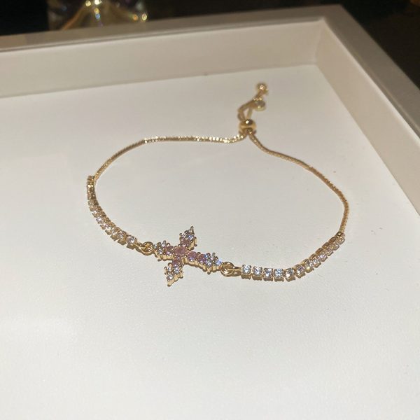 Cross pendant bracelet personality commuting versatile jewelry
