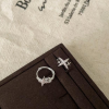 Light luxury glitter zircon four-pointed star ear buckle women's earrings