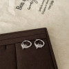 Light luxury glitter zircon four-pointed star ear buckle women's earrings