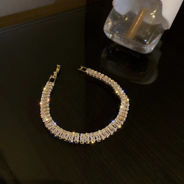Tennis Bracelet Tennis Bracelet  American Diamond Simple Bracelet