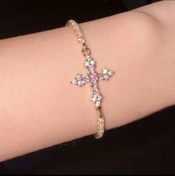 Cross pendant bracelet personality commuting versatile jewelry