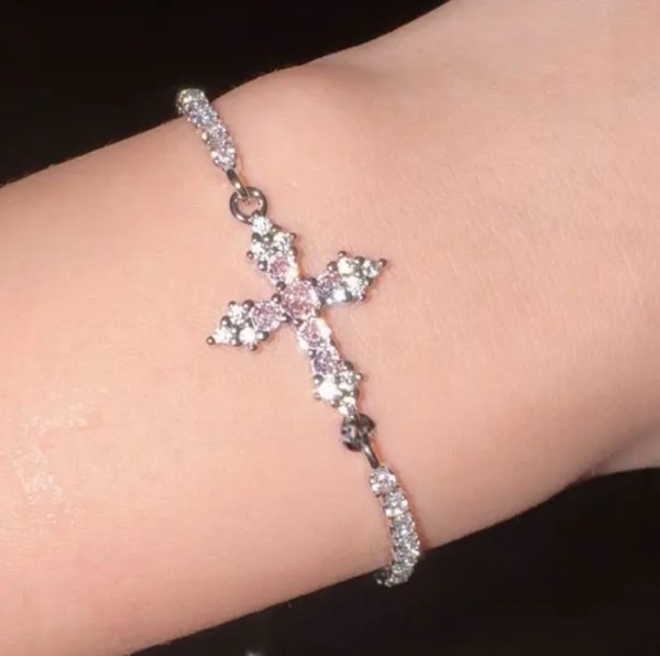 Cross pendant bracelet personality commuting versatile jewelry
