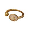 Sun And Moon Star Light ~Flash Diamond Flowing Light Eight-Pointed Star Versatil Ring