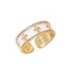 Ins Light Luxury Oil Drop Eamel Ring Women's Elegant Retro Fashion High-end Opening Ring