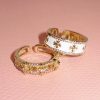 Ins Light Luxury Oil Drop Eamel Ring Women's Elegant Retro Fashion High-end Opening Ring