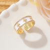 Ins Light Luxury Oil Drop Eamel Ring Women's Elegant Retro Fashion High-end Opening Ring
