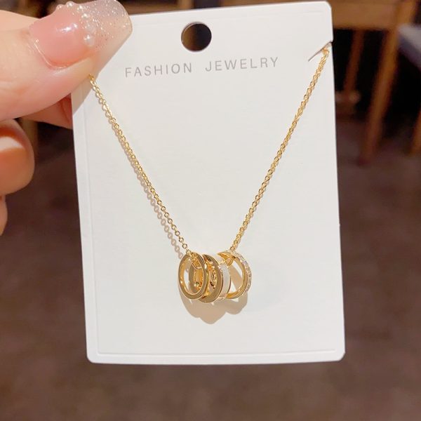 微信图片_20250715173953 Fashionable and simple temperament light luxury ring shell necklace high-end sense versatile celebrity style