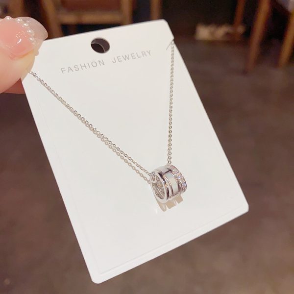 微信图片_20250715174000 Fashionable and simple temperament light luxury ring shell necklace high-end sense versatile celebrity style