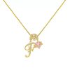 Dopamine 26 English Alphabet Necklace Girl light Luxury Niche High-end Sense