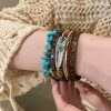 Bohemian Exotic National Style Bracelet Women's Personality Stacked Bracelet Niche Exquisite Hand Jewelry