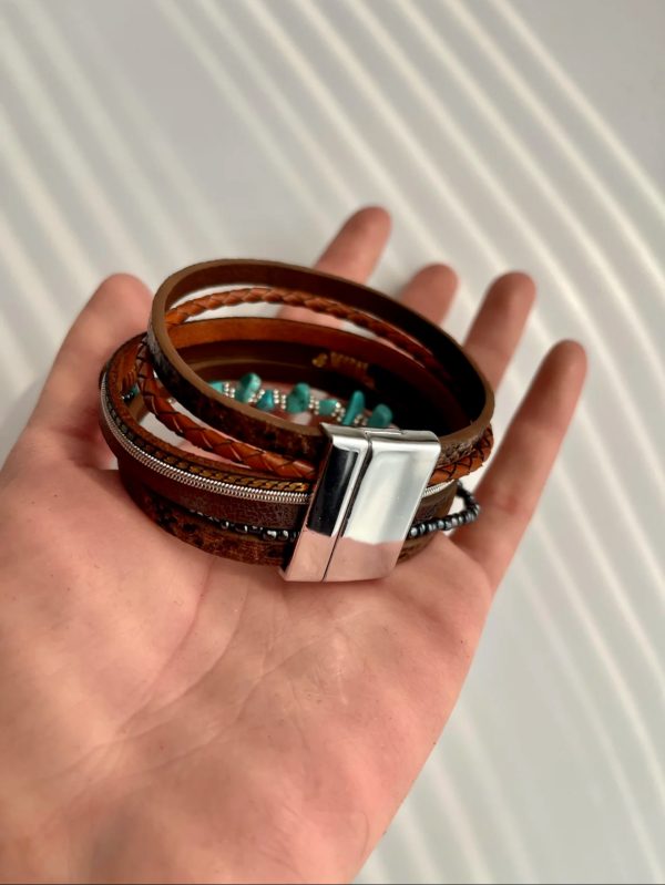 Bohemian Exotic National Style Bracelet Women's Personality Stacked Bracelet Niche Exquisite Hand Jewelry