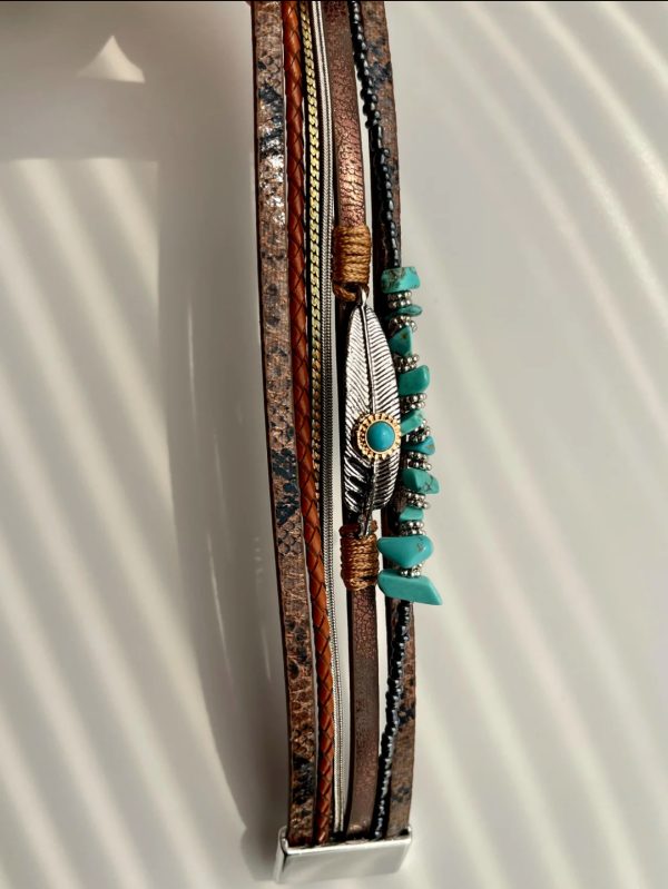 Bohemian Exotic National Style Bracelet Women's Personality Stacked Bracelet Niche Exquisite Hand Jewelry