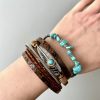 Bohemian Exotic National Style Bracelet Women's Personality Stacked Bracelet Niche Exquisite Hand Jewelry