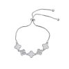 Micro-inlaid Zircon Sweet White Flower Bracelet Feminine Ins Niche Design Sense Personality Versatile Hand Jewelry