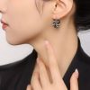e0ff08d0ef4f88141f45a522b1d052a5 Small Design Sense Retro Crystal Earrings Women's Simple Cold Style Earrings