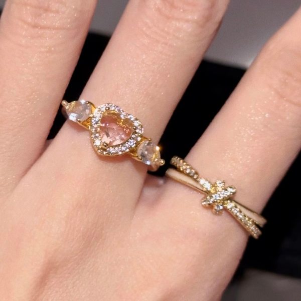 Love Opening Ring Niche Design Sense Index Finger Ring Personality Simple Light Luxury Jewelry