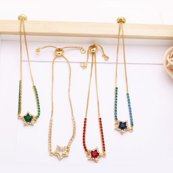 Simple And Fashionable Star Diamond Bracelet Female Niche Design