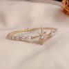 Retro Eight-Pointed Star Pearl Bracelet Exquisite Light Luxury Versatile Opening Adjustable