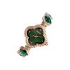 Fashion Retro Clover High-end Bracelet Crystal Diamond Women's Waterproof Watch