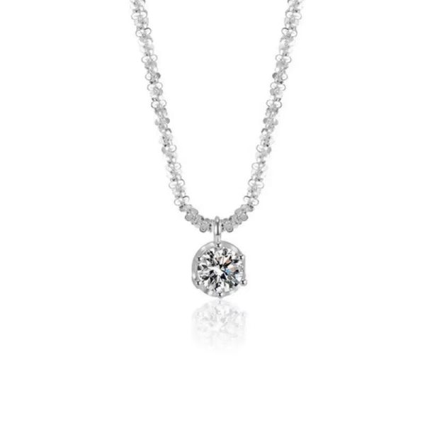 微信图片_20250812180757_172 Full Of Stars Necklace Mosang Stone Diamond Pendant Exquisite Non-fading Light Luxury And High-end