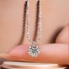 微信图片_20250812180815_175 Full Of Stars Necklace Mosang Stone Diamond Pendant Exquisite Non-fading Light Luxury And High-end