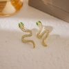 268d9dc53c61288e4af84f5ef51c05f1 Spirit Snake Fashion Earrings - Oriental Zodiac Symbol Minimalist Design