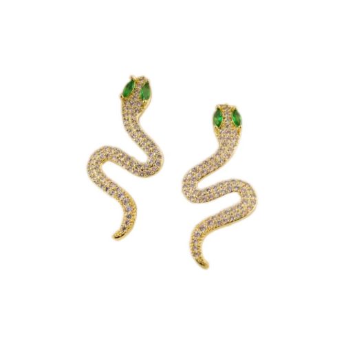 ade36cbce424e88aba5632ca7c001abe Spirit Snake Fashion Earrings - Oriental Zodiac Symbol Minimalist Design