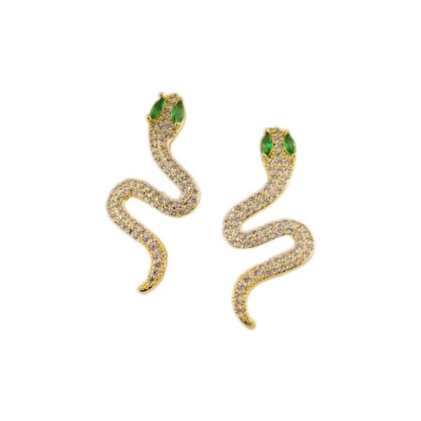 ade36cbce424e88aba5632ca7c001abe Spirit Snake Fashion Earrings - Oriental Zodiac Symbol Minimalist Design